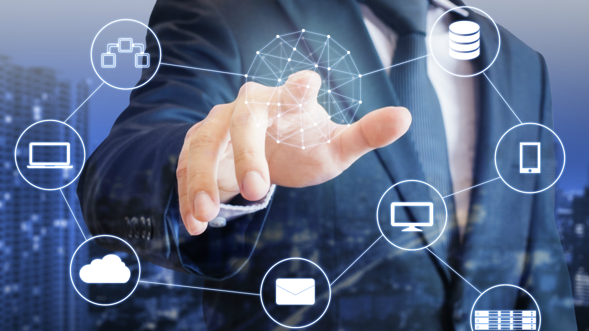 IT managed services and support team at work